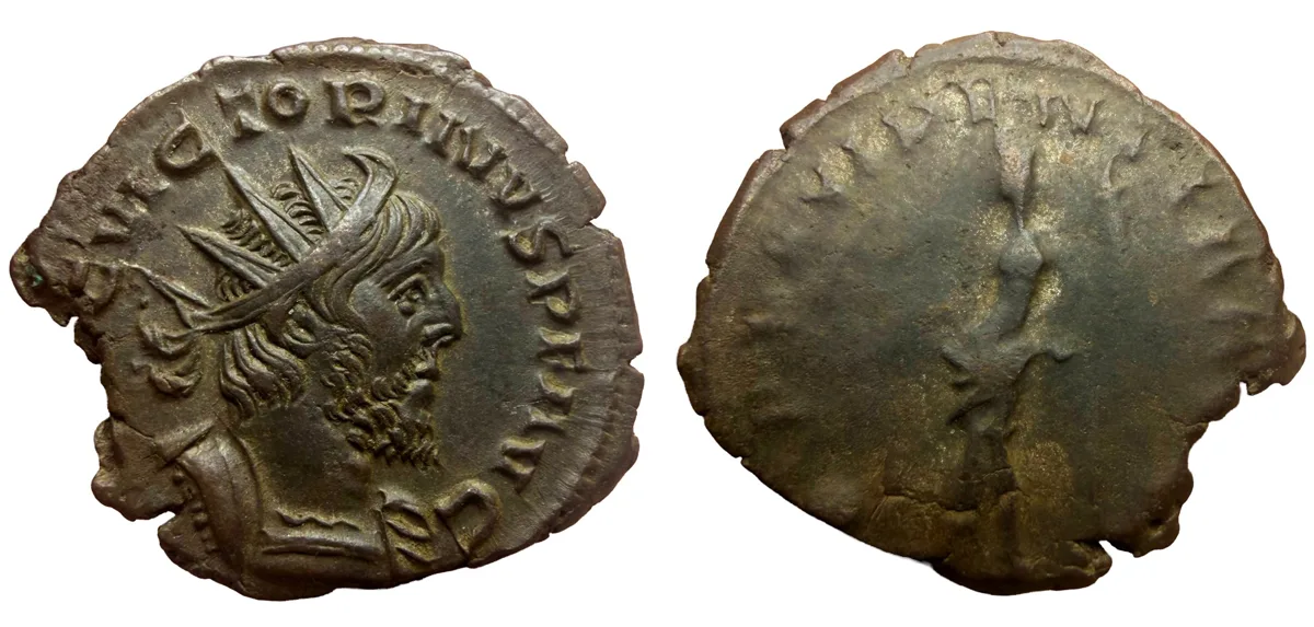 Victorinus. AD 268-271. BI Antoninianus.