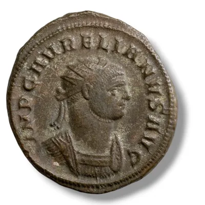 AURELIAN, AD 270–275. AE Antoninianus, Siscia Mint – Scarce 5th Officina V✶