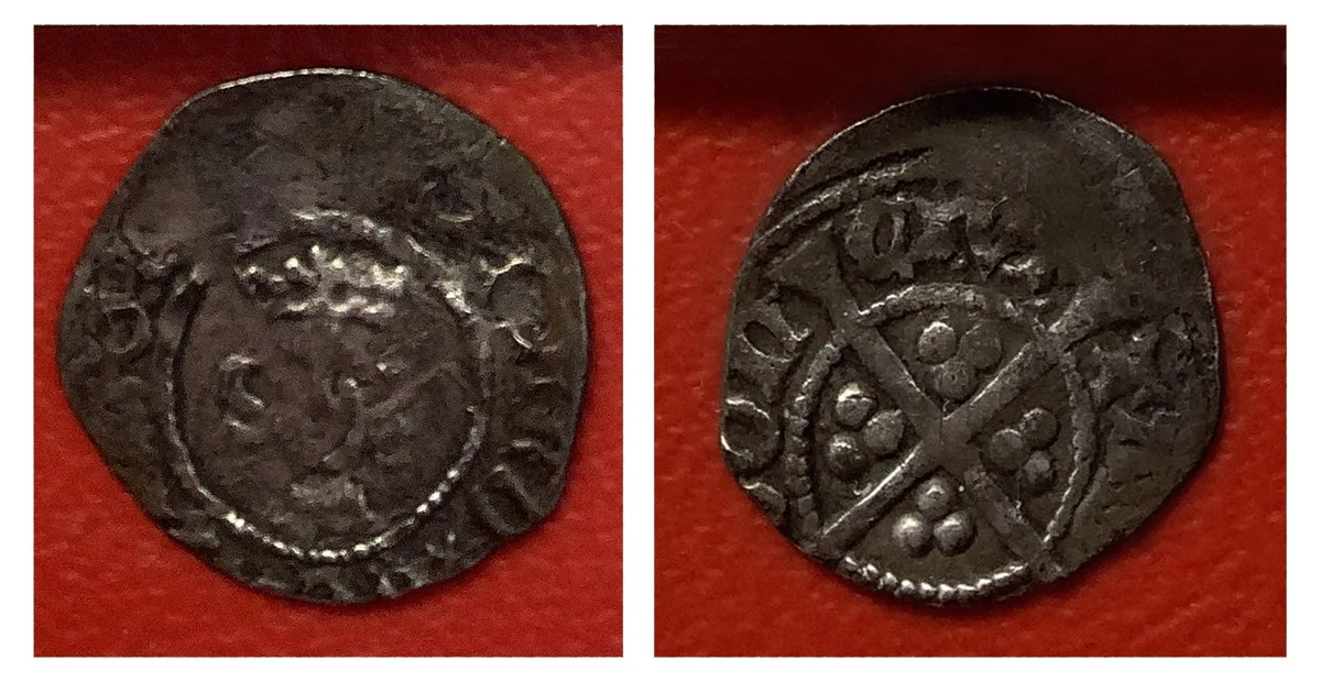 Richard the 2nd, 1377-1399 silver coin!