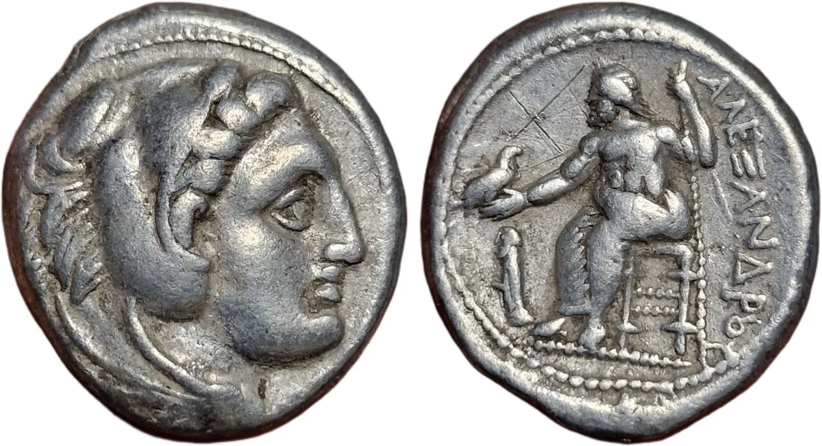 Alexander III AR Tetradrachm Amphipolis Rare Lifetime Issue Price 78