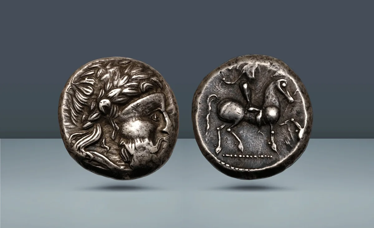 Eastern Celts, Danube region. Imitative of Philip II. c. 3rd-2nd cen BC