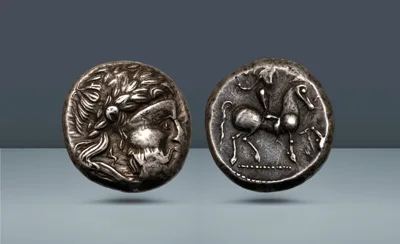 Eastern Celts, Danube region. Imitative of Philip II.  c. 3rd-2nd cen BC