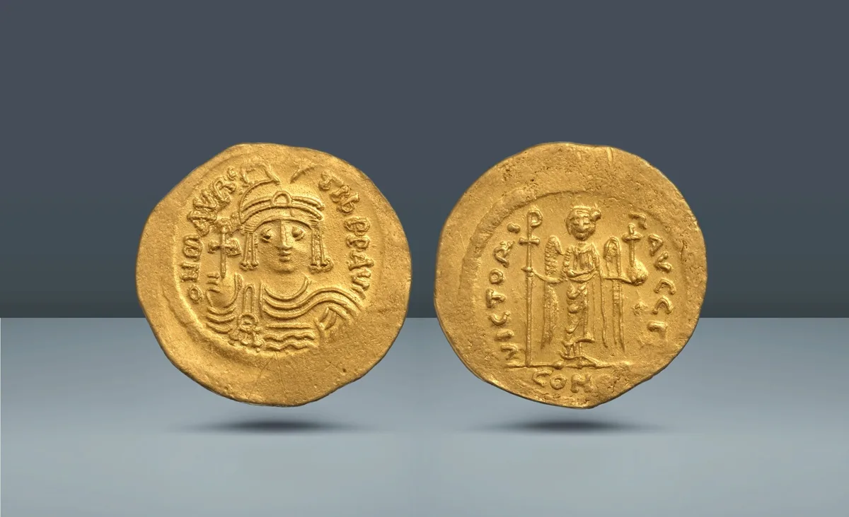 Byzantine Empire. Maurice Tiberius, 582-602 AD Constantinople, c. 583-601 AD