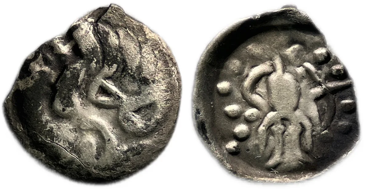 Central Asia Local issue, Sogdiana, Circa 1st century, obol, 0.21g