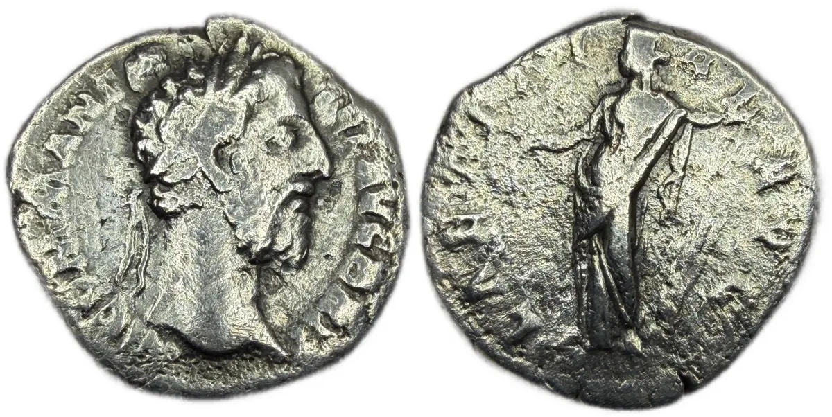 Commodus Silver Denarius. Rome, AD 186-189. RIC 20