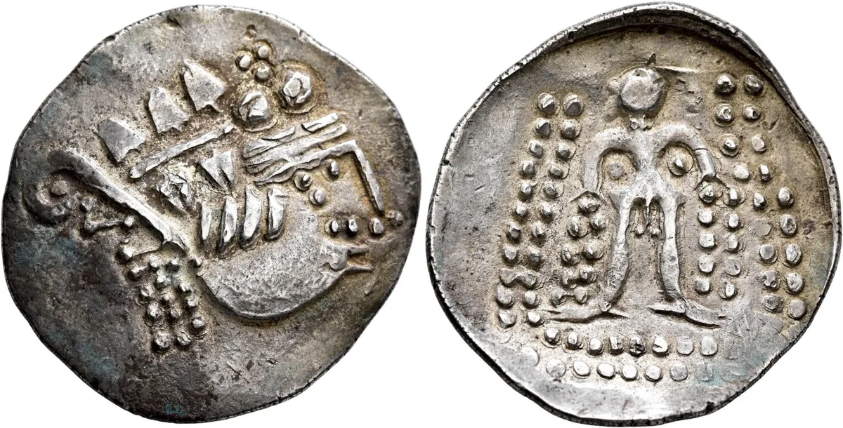 Imitations of Thasos. Late 2nd-1st century BC. Tetradrachm