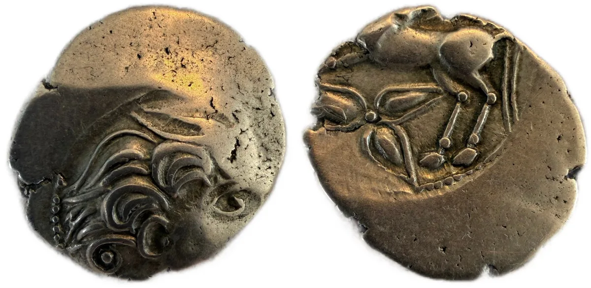 CENTRAL GAUL. Lemovices. around 50 BC. Electrum Stater