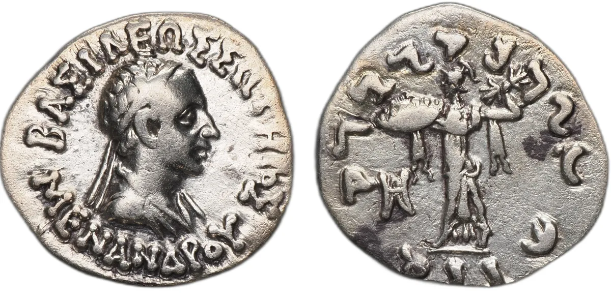 Menander I, 155-130 BC, Drachm