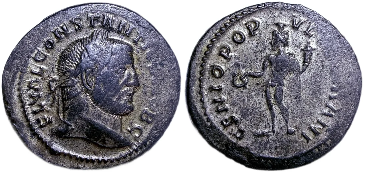 Constantius I (AD 293-305) follis, Rauceby Hoard