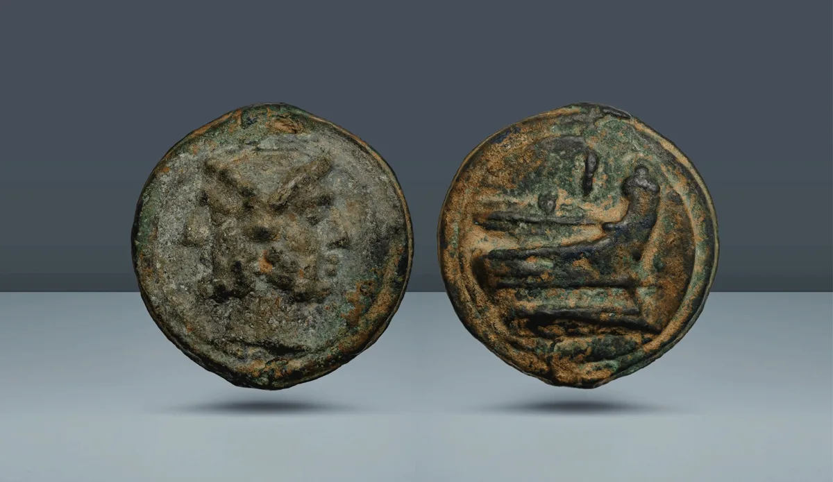 ROMAN REPUBLIC. Anonymous. Rome, c. 225-217 BC