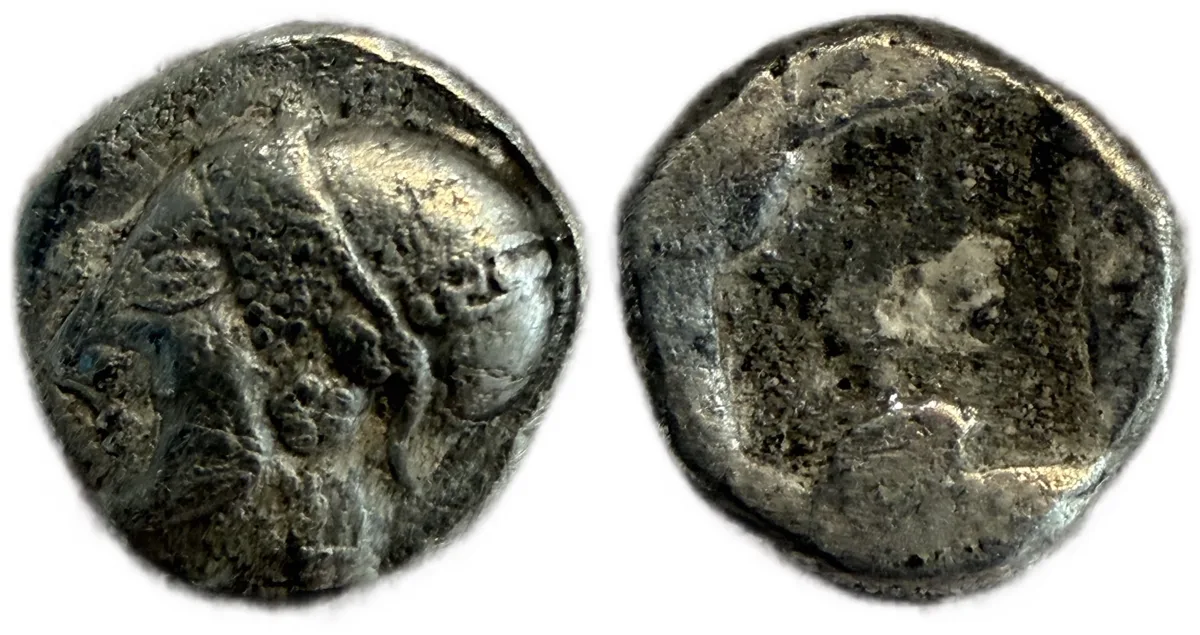 IONIA. Phokaia. Diobol (Circa 521-478 BC).