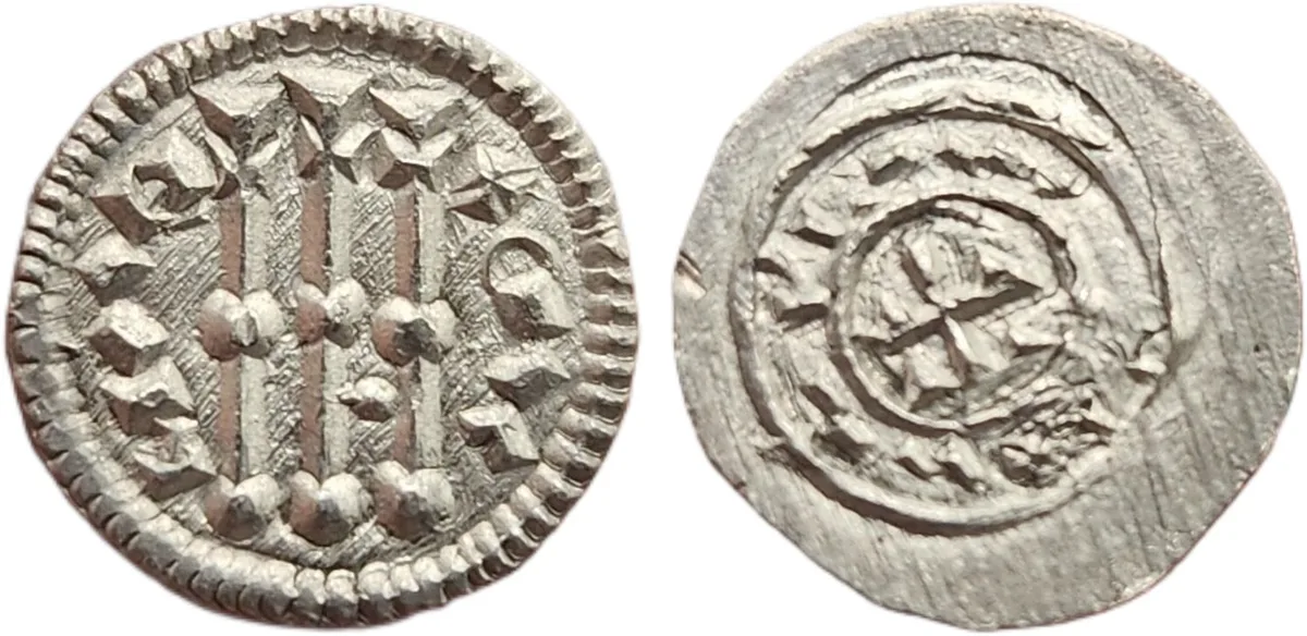 Hungarian dinar, Coloman (Kálmán) the Wise, Patriarchal Cross,1095-1116