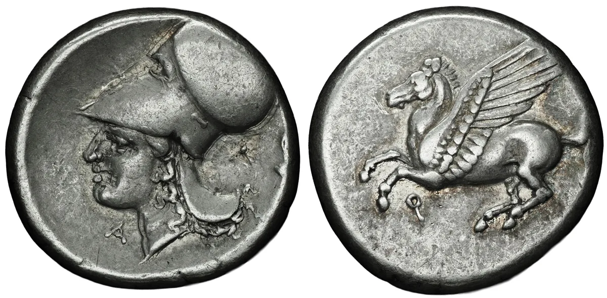 Corinth, silver stater, c. 345-307 BC