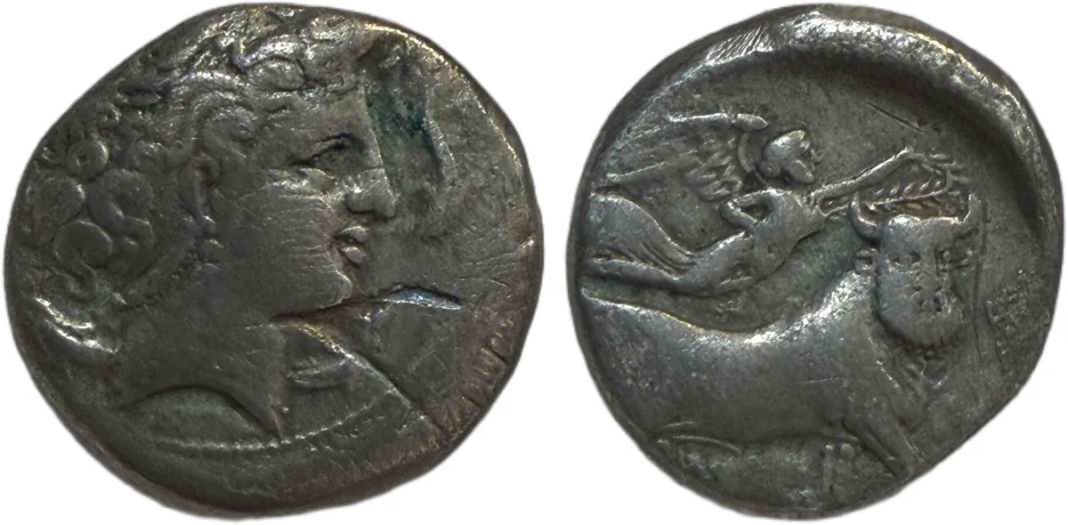 CAMPANIA. Neapolis. Circa 300-275 BC. Didrachm
