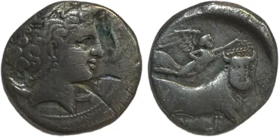 CAMPANIA. Neapolis. Circa 300-275 BC. Didrachm