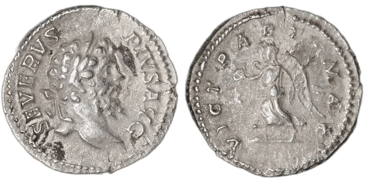 Septimius Severus, denarius, silver, reign 193–211, minted 202–210