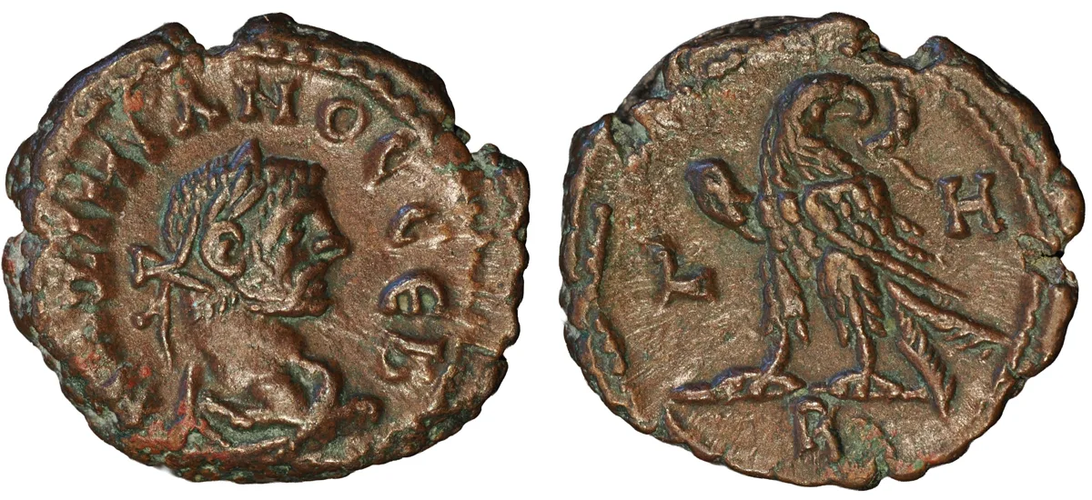 Maximianus, first reign, AD 286-305. Billon tetradrachm, Alexandria