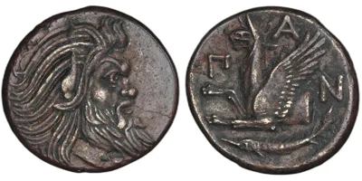 CIMMERIAN BOSPOROS. Pantikapaion. Circa 310–304/3 BC. AE