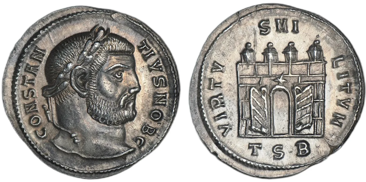 Constantius I, as Caesar, 293-305, Argenteus