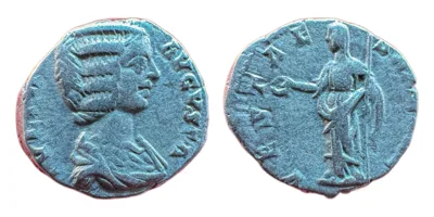 Julia Domna — Denarius, Vesta, Rome