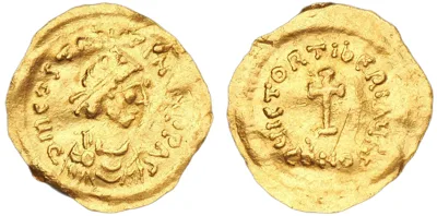 Tiberius II Constantine, 578-582. Tremissis, Constantinople