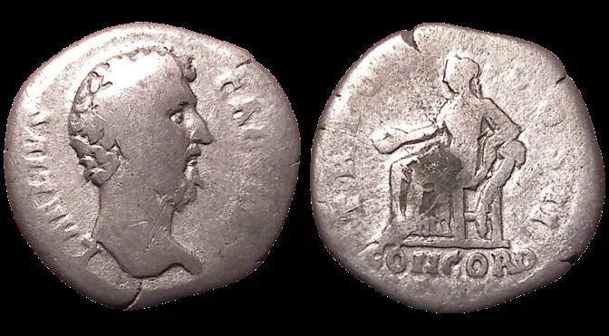 ROMAN: AELIUS CAESAR 136-138 AD (Struck 137 AD) AR 17mm, 2.6g denarius
