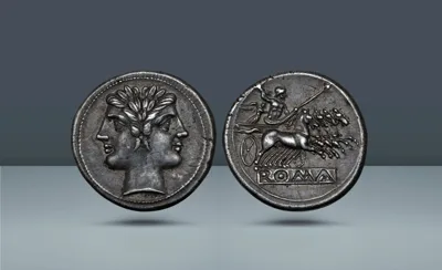 Roman Republic, Italy. Anonymous, Rome, c. 225-212 BC