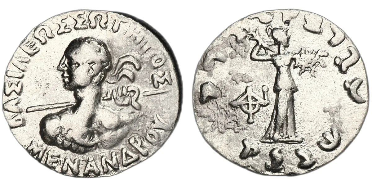 Menander I, 165-130 BC, Drachm