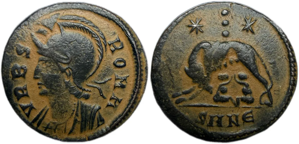 Commemorative Series, Follis, Nicomedia. AD 330-335
