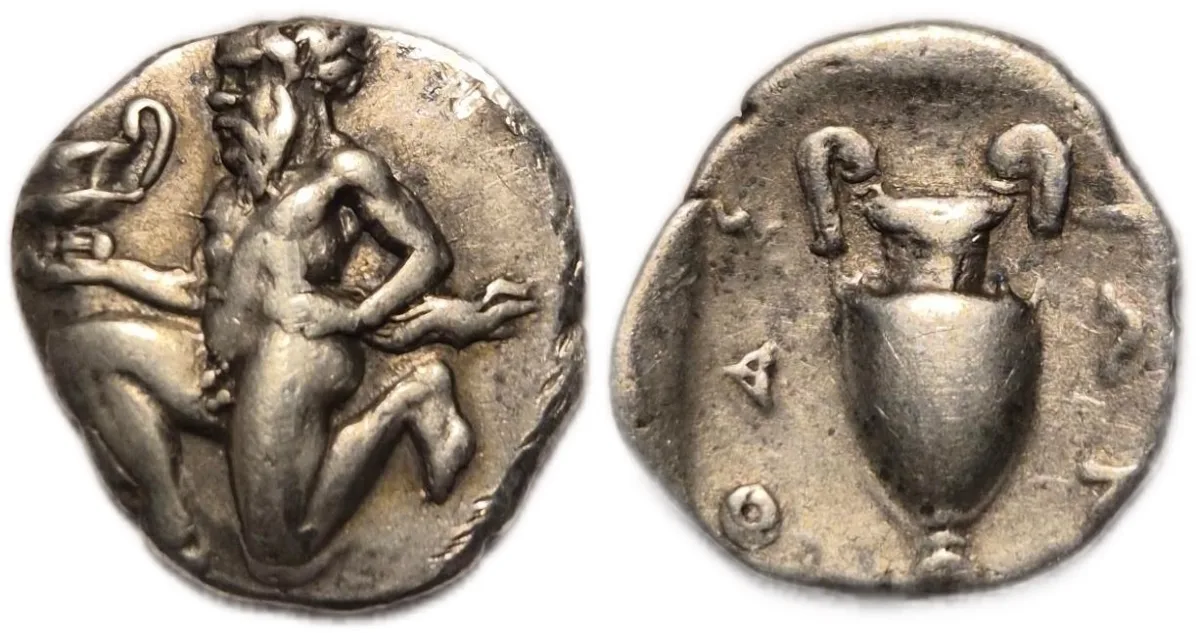 Thrace, Thasos AR Trihemiobol