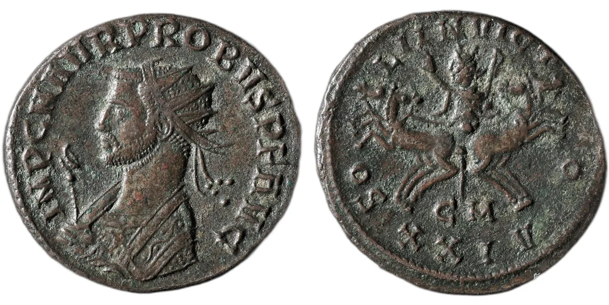 Probus, Antoninianus, billon, reign 276–282 CE, minted 276–282 CE