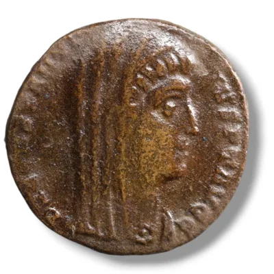 Divus Constantine I – posthumous AE4 Authority: struck under Constantius II (and sons) Date: AD 337–340
