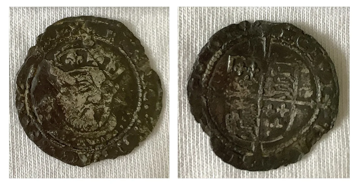 Henry 8th Groat, 1509-1547 era silver coin!