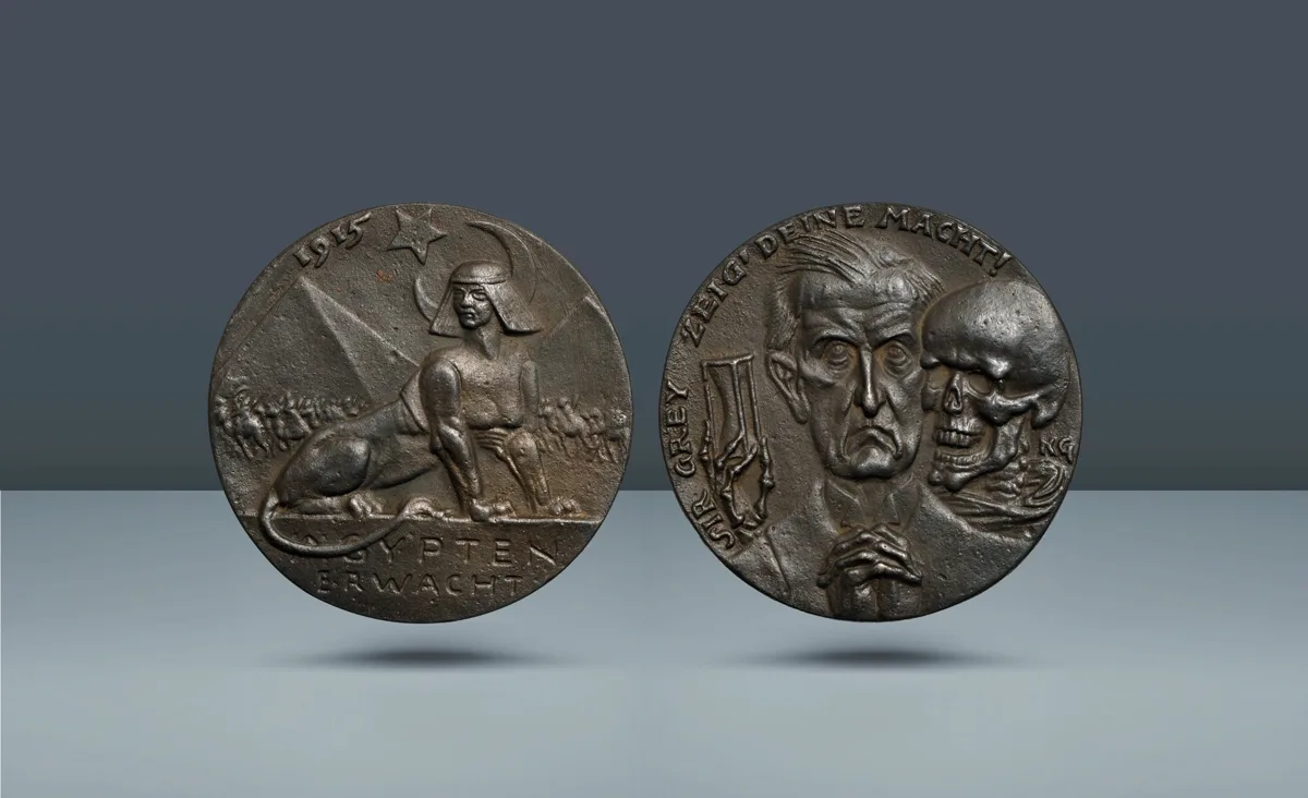 GERMANY, German Empir. Medal of Karl Goetz. Wilhelm II, 1888-1918, 1915