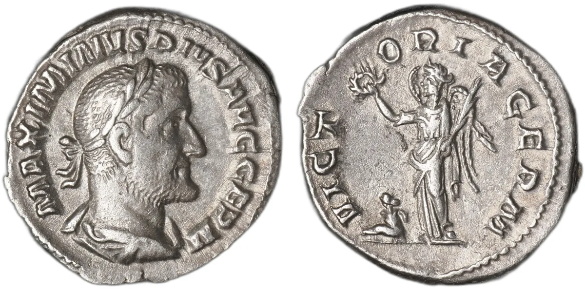 Maximinus Thrax, denarius, silver, reign 235–238, minted 235–238