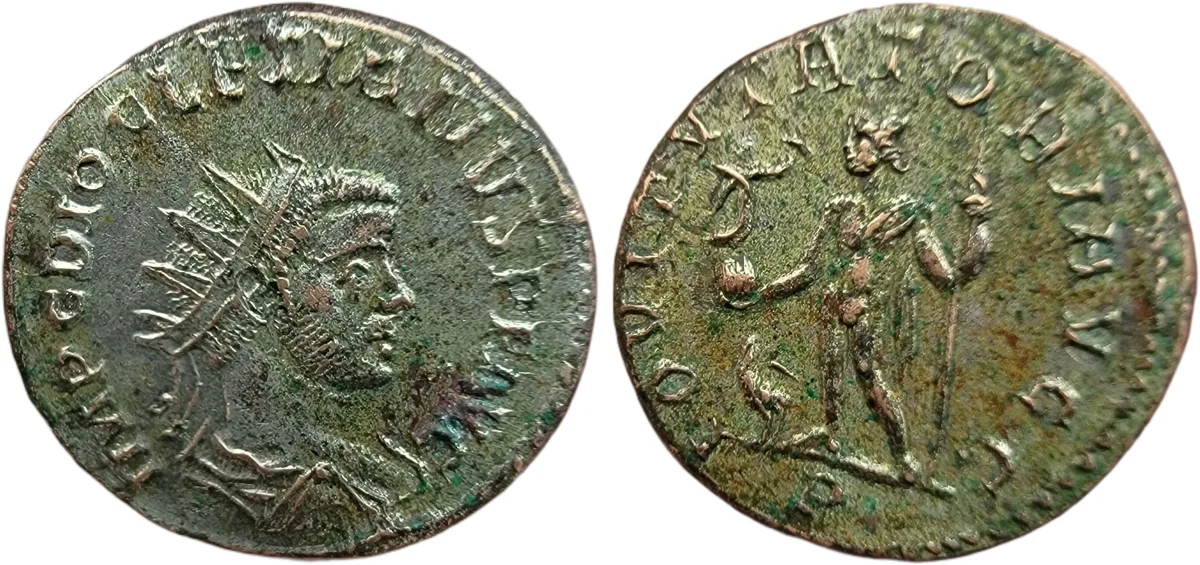 Diocletian - A.D. 289 - Silvered Antoninianus