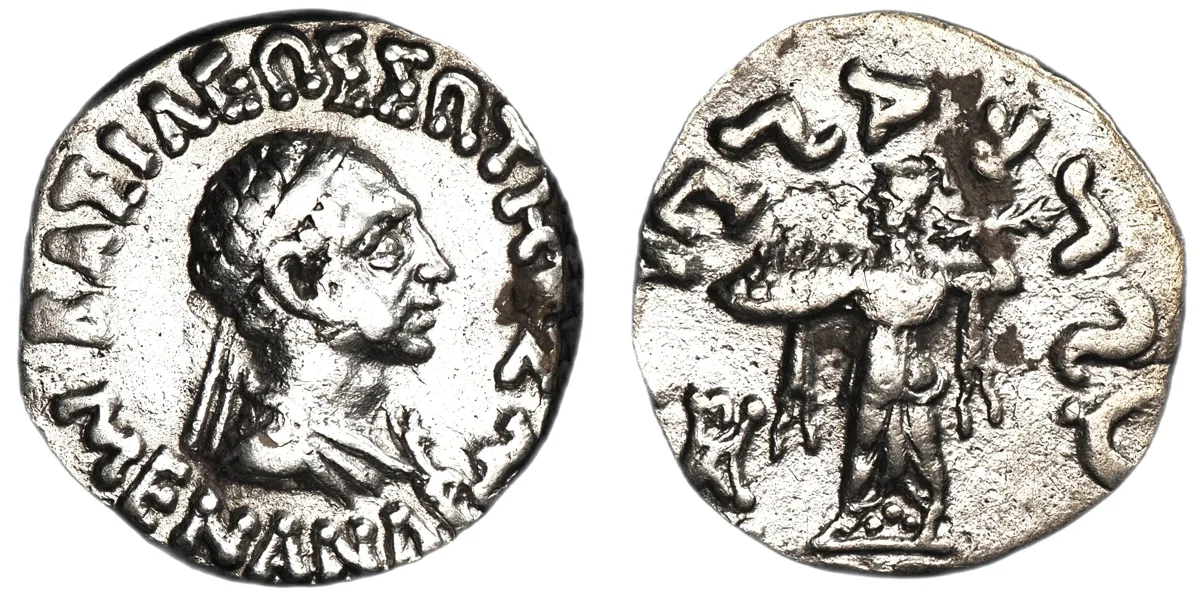 Menander I, 155-130 BC, Drachm