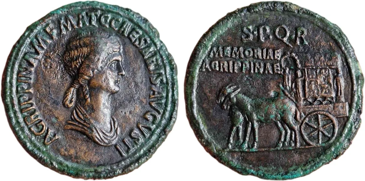 Agrippina Senior Sestertius AD 37-41 - Rome