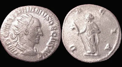 Roman: TRAJAN DECIUS (Struck 249-251 AD) AR 21.4mm 3.71gm antoninianus