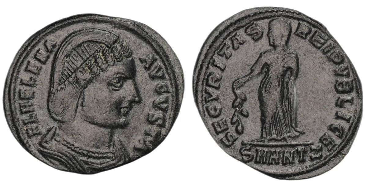 Helena (Mother of Constantine), 324-330, AE2, Minted in Antioch
