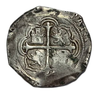 Mexico City, Philip III Cob 8 Reales , EF