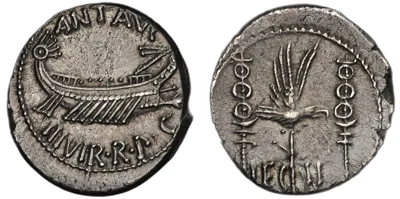 Marcus Antonius. Autumn 32-spring 31 BC. Denarius