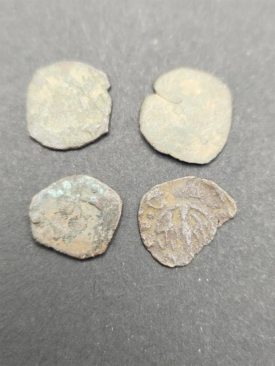 4 Hungarian Medieval Coins