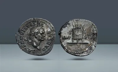 Roman Empire, Italy. Vespasian, 69-79 AD  Rome, c. 77-78 AD