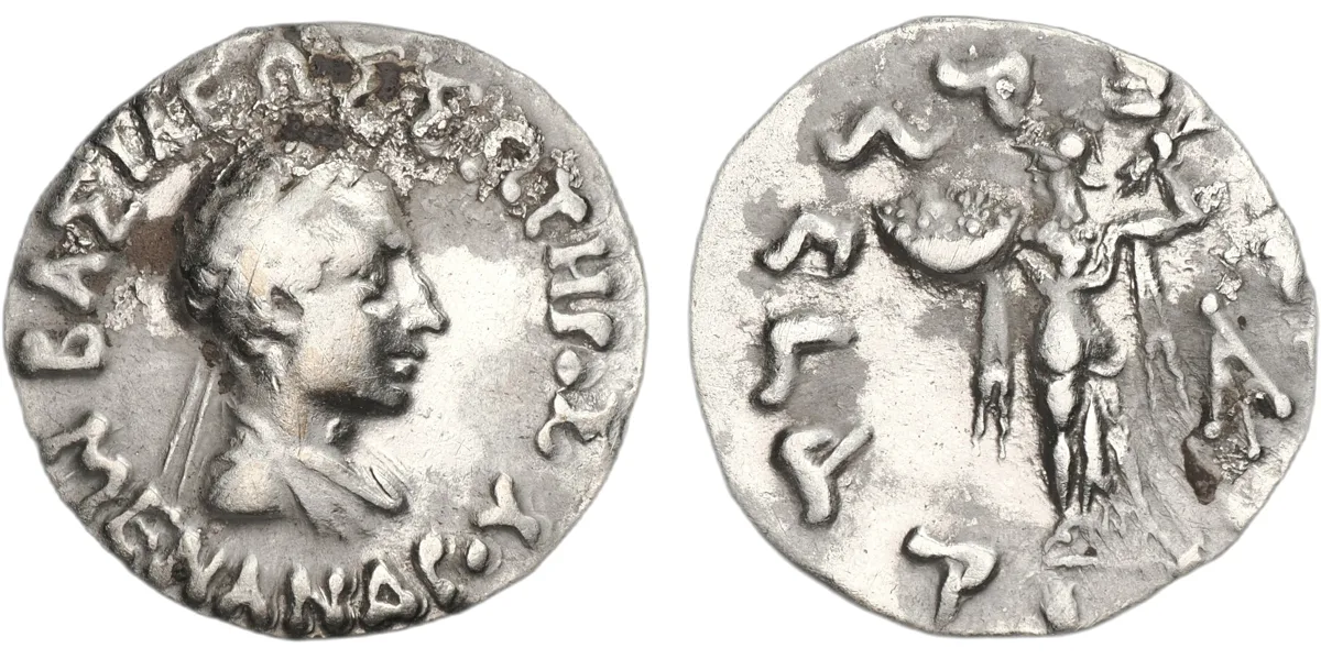 Menander I, 165-130 BC, Drachm