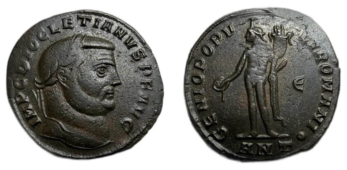 Diocletian Follis Antioch circa 302-303, Æ