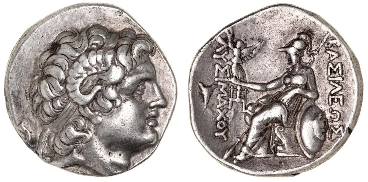 Fine style tetradrachm of Lysimachos from Ainos
