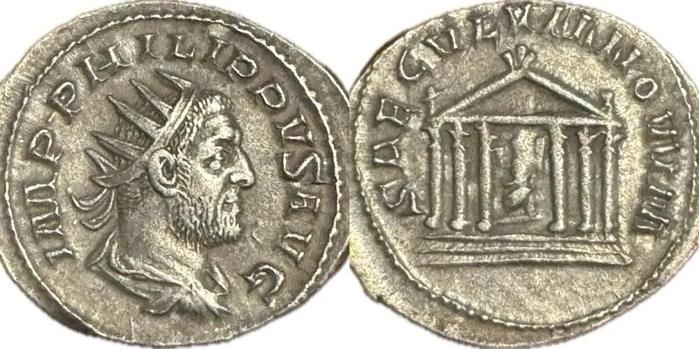 Philip I (The Arab) antoninianus, RIC 25b
