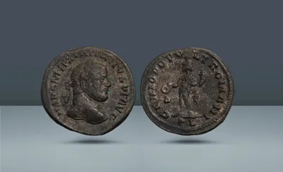 ROMAN EMPIRE, Roman Gaul. Maximian, 285-305 AD Lugdunum, c. 298 AD