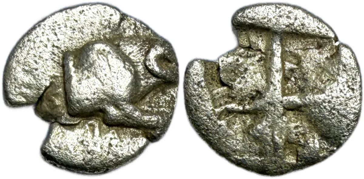 TROAS, Kebren. AR Obol. 5th century BC